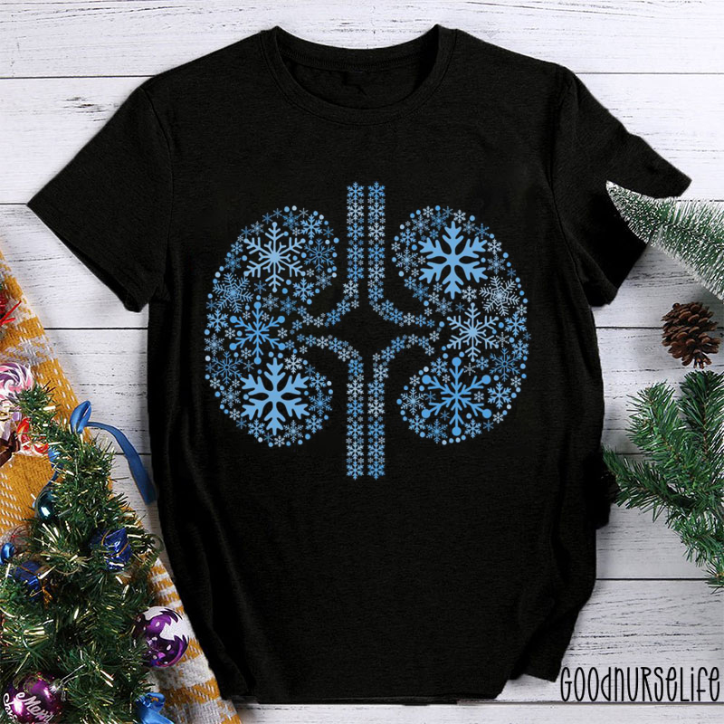 Snowflake Kidney Nurse T-shirt