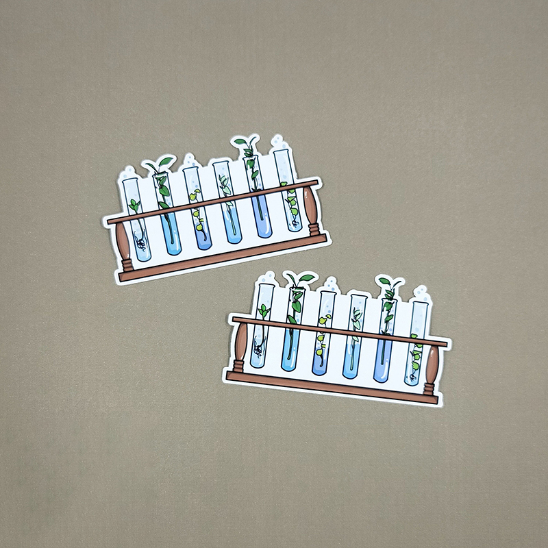 Test Tube Plants Nurse Stickers