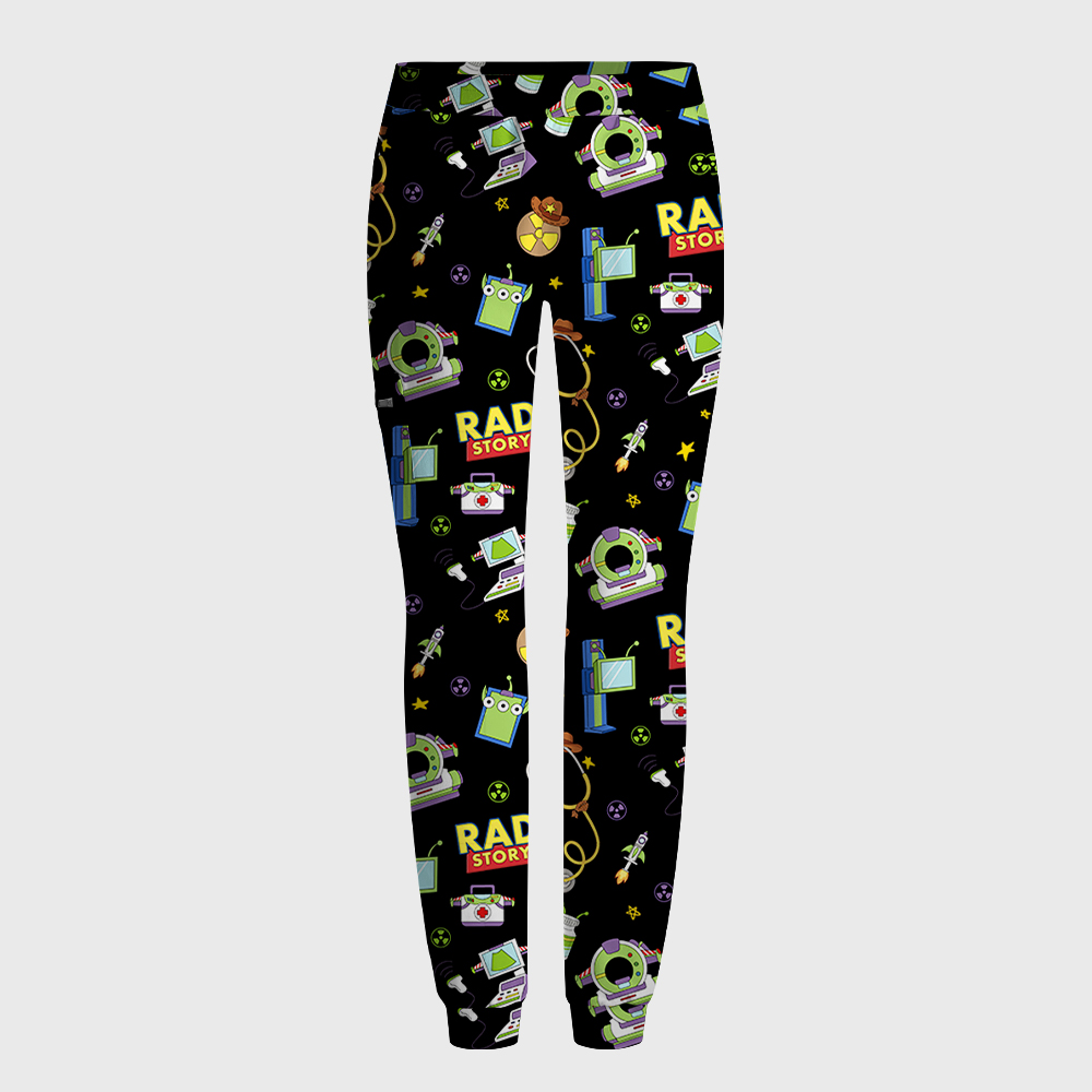 Rad Story Cute Icon Antimicrobial Scrubs Sets