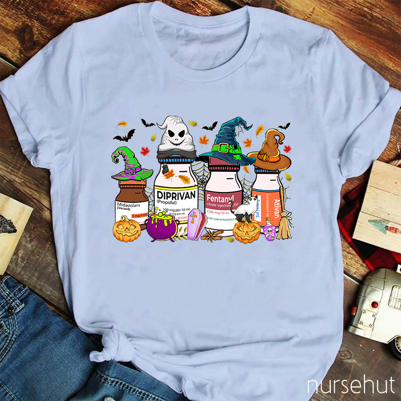 Happy Halloween Pharmacist Nurse T-Shirt