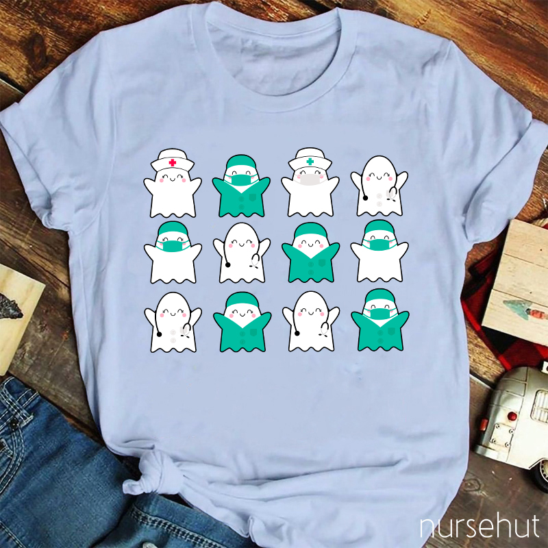 Nurse Ghosts Nurse T-Shirt