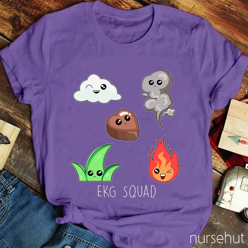 Ekg Squad Nurse T-Shirt