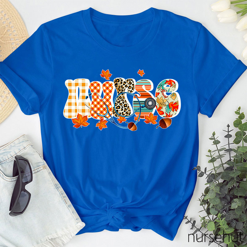 Autumn Nurse Life Nurse T-Shirt