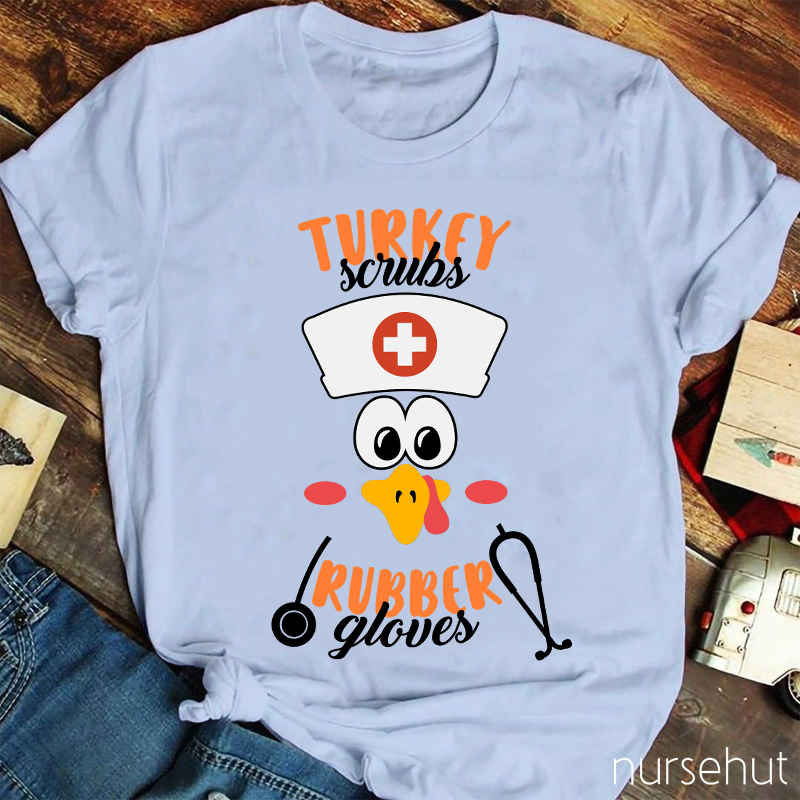 Turkey Scrubs Nurse T-Shirt