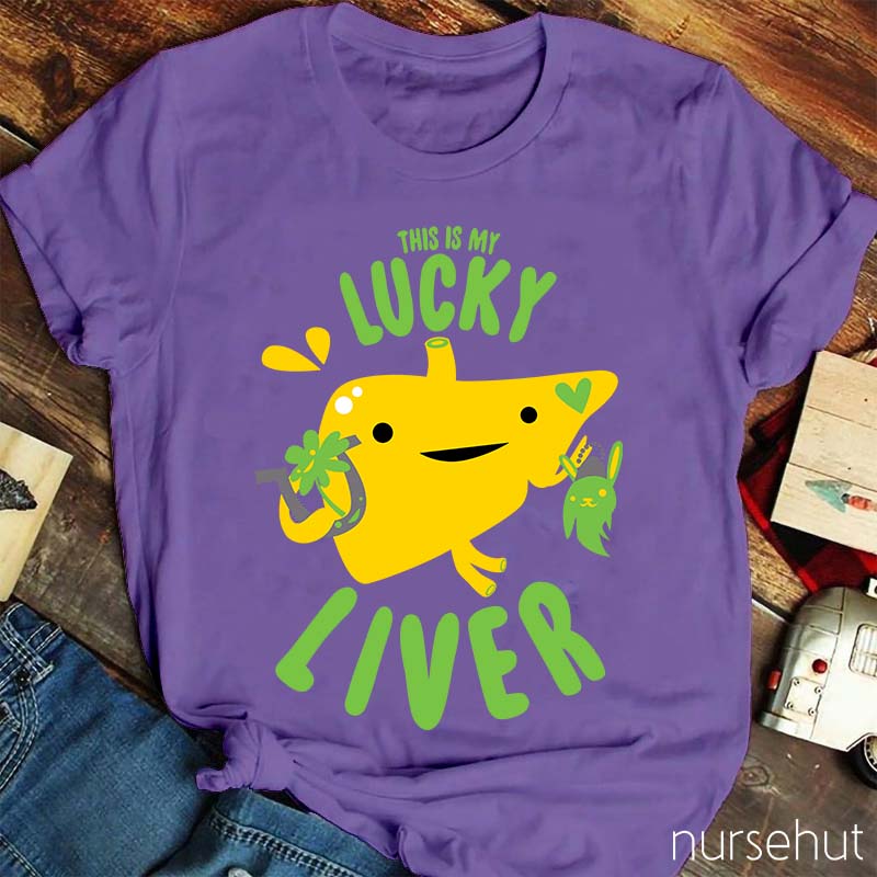 This Is My Lucky Liver Nurse T-Shirt