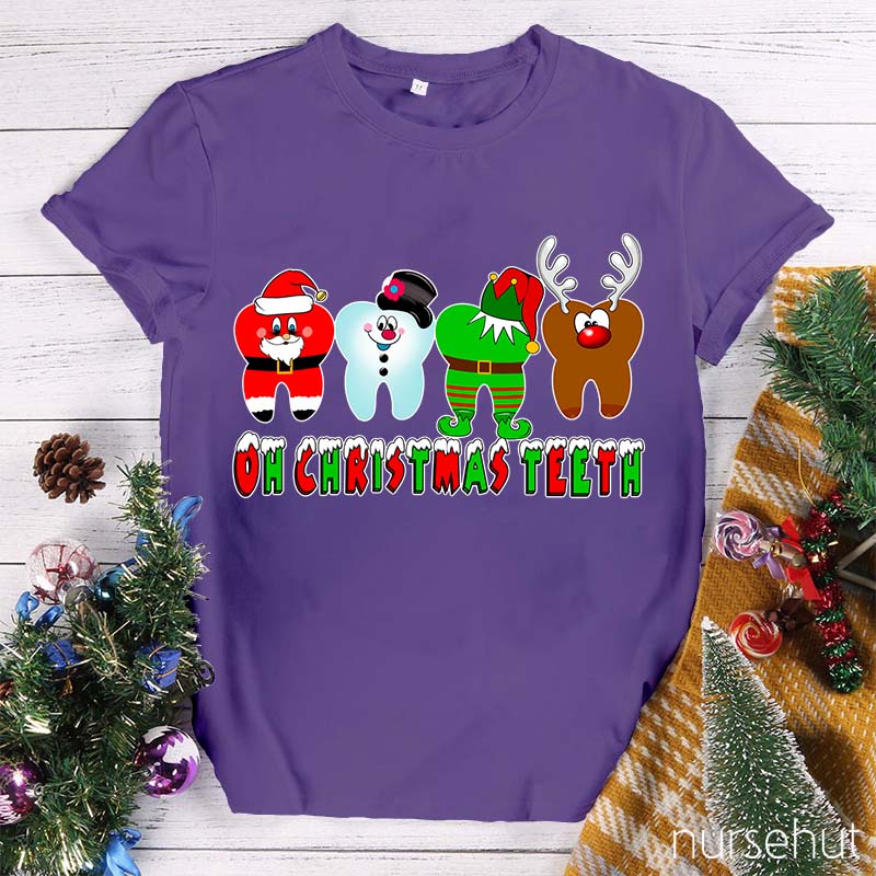 Oh Christmas Teeth Nurse T-Shirt