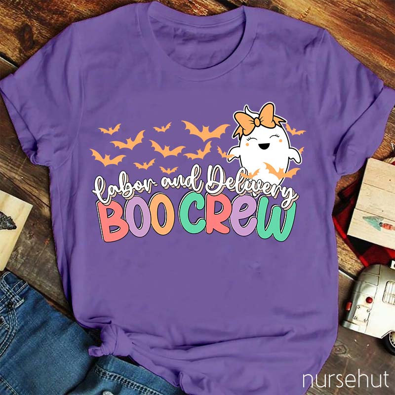 Labor And Delivery Boo Boo Crew Nurse T-Shirt