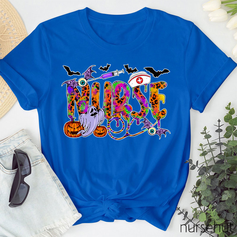Halloween Elements Nurse T-Shirt
