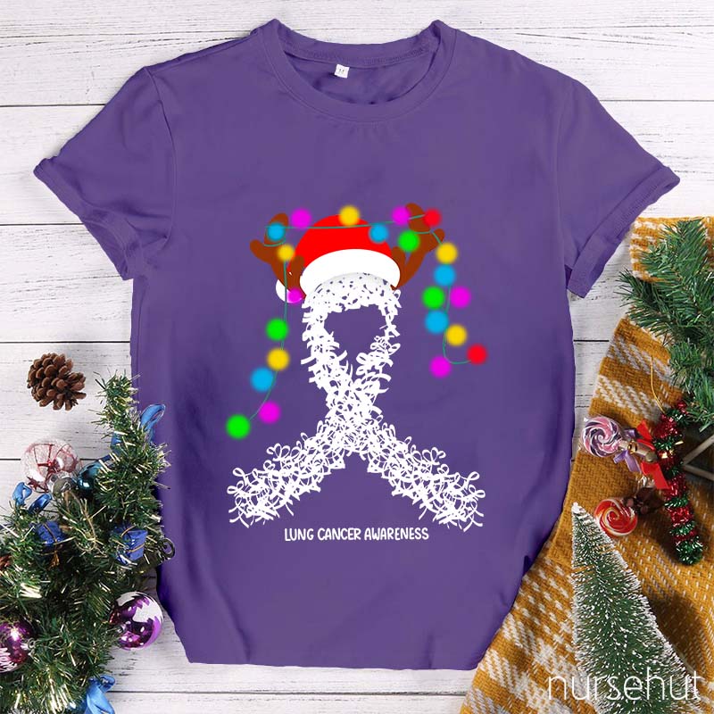 Lung Cancer Awareness Nurse T-Shirt