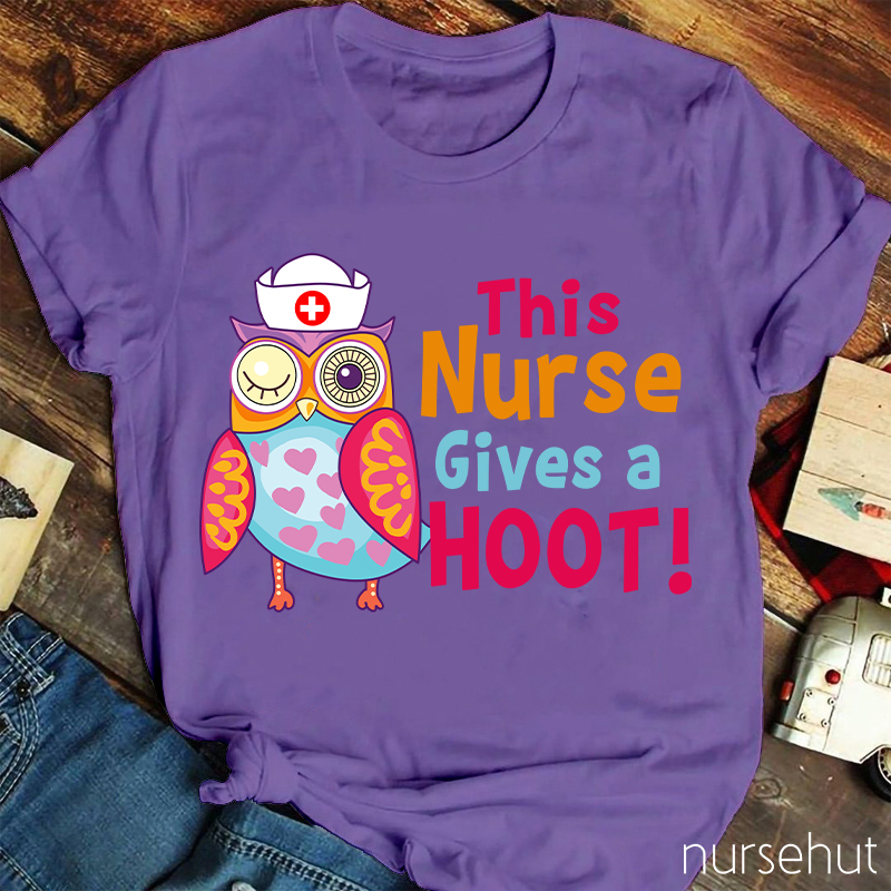 This Nurse Gives A Hoot Nurse T-Shirt