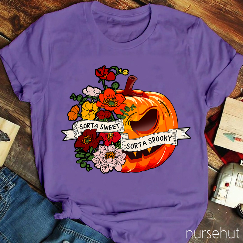 Sorta Sweet Sorta Spooky Nurse T-Shirt