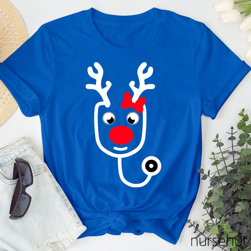 An Elk Stethoscope Nurse T-Shirt