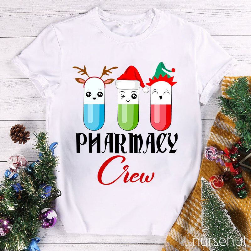 Santa Pharmacy Crew Nurse T-Shirt