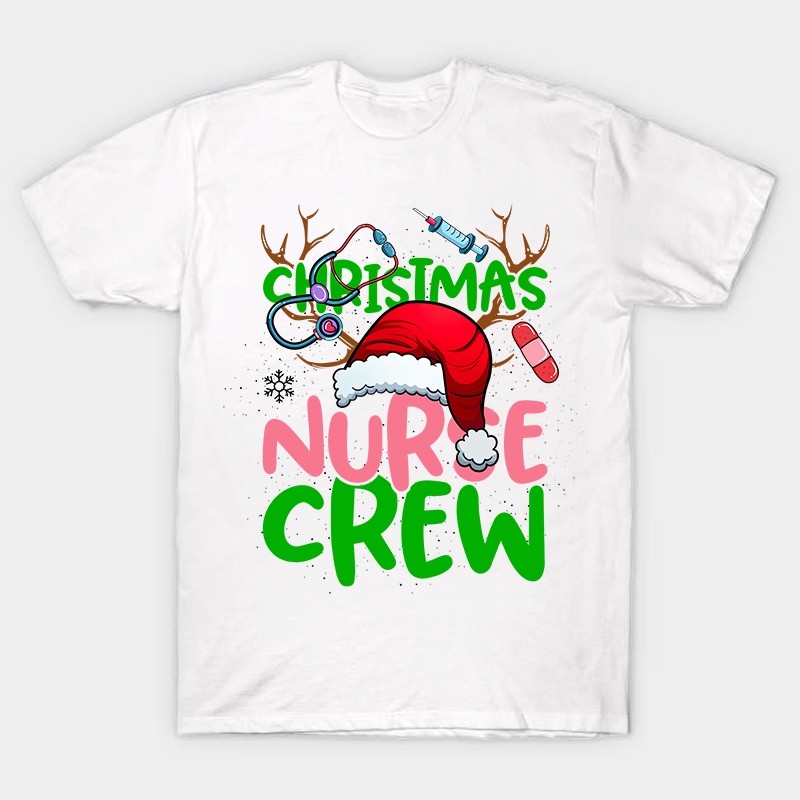 Christmas Nurse Crew Nurse T-Shirt