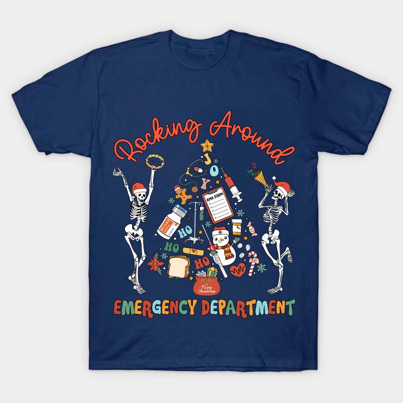 Personalized Rocking Around Nurse T-Shirt
