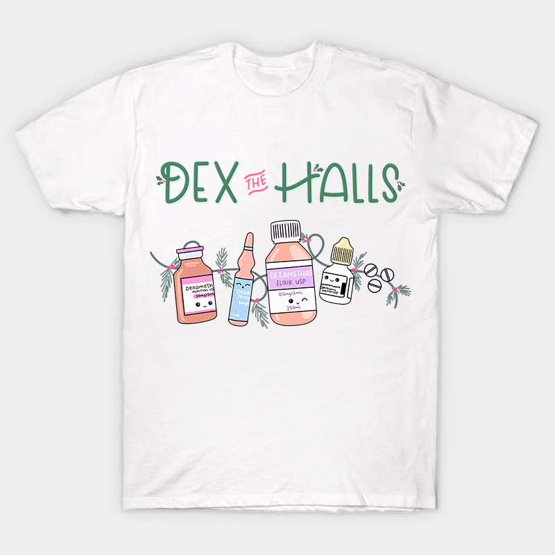 Dex The Halls Nurse T-Shirt