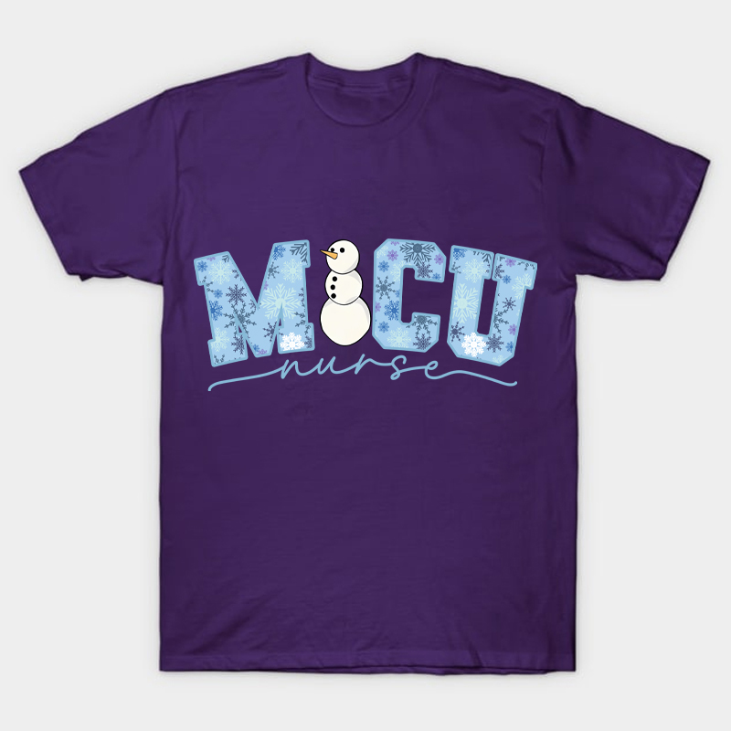 Personalized Snowflakes Nurse T-Shirt