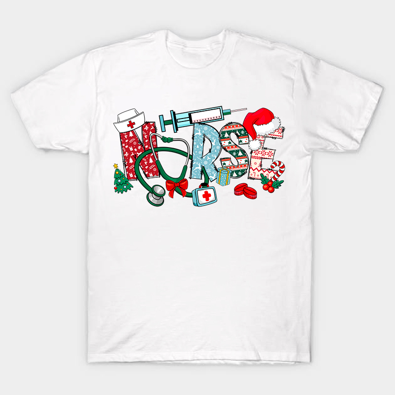 Christmas Crew Nurse T-Shirt