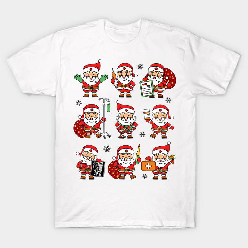 Christmas Santa Nurse T-Shirt