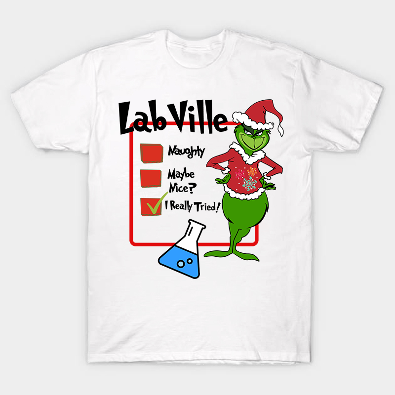Labville I Really Tried Nurse T-Shirt