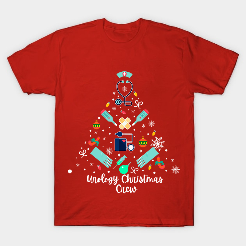 Urology Christmas Crew Nurse T-Shirt