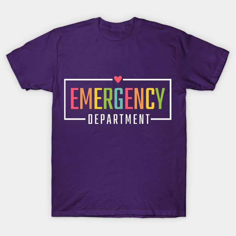 Personalized Emergency Department Nurse T-Shirt