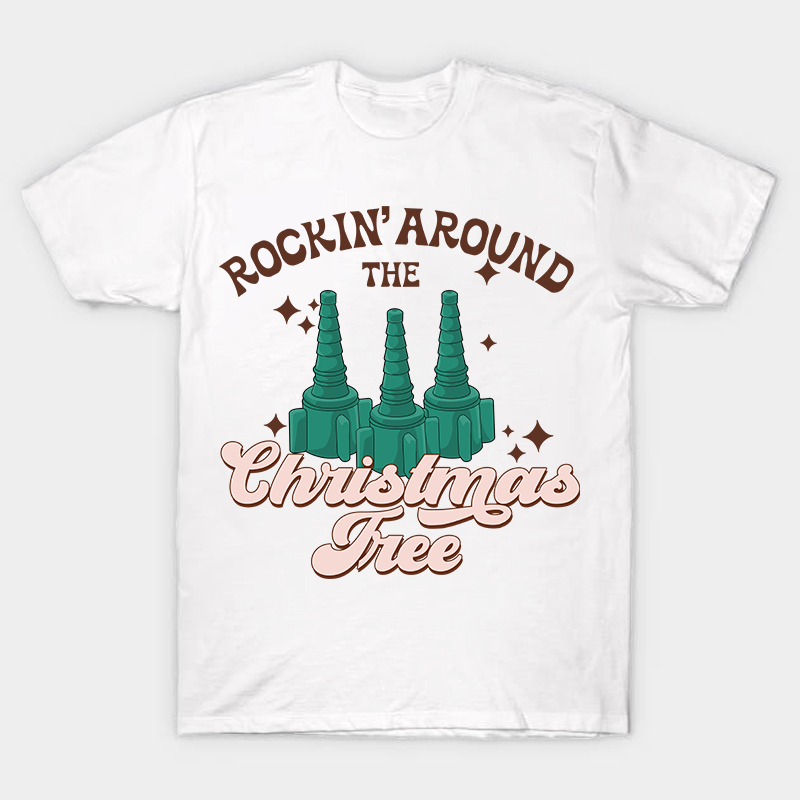 Rockin' Around The Christmas Tree Nurse T-Shirt