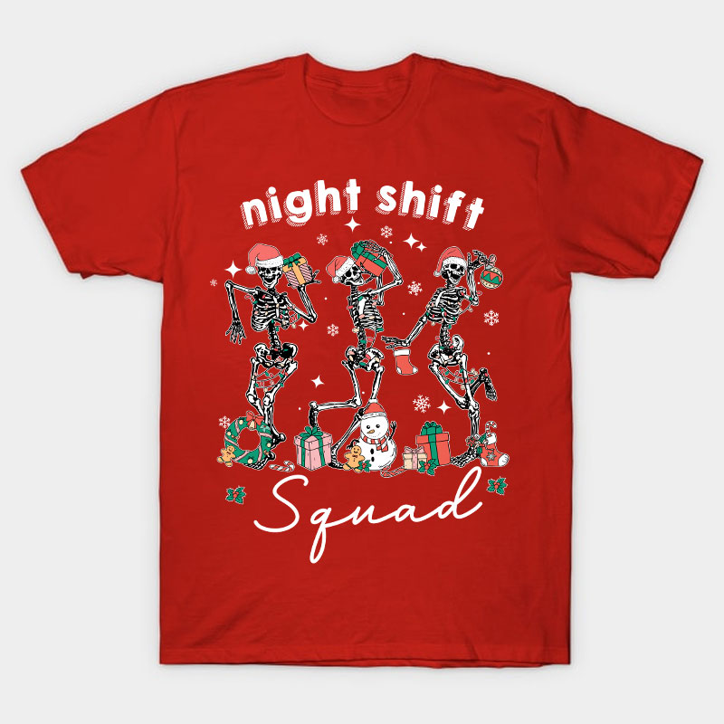 Night Shift Squad Nurse T-Shirt