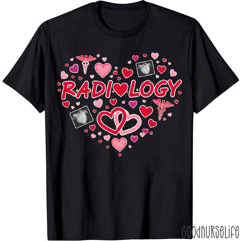Radiate Love Skeletons Rad Tech T-shirt