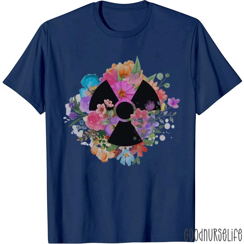 Radiation Therapist Flowers Radiation Therapy T-Shirt