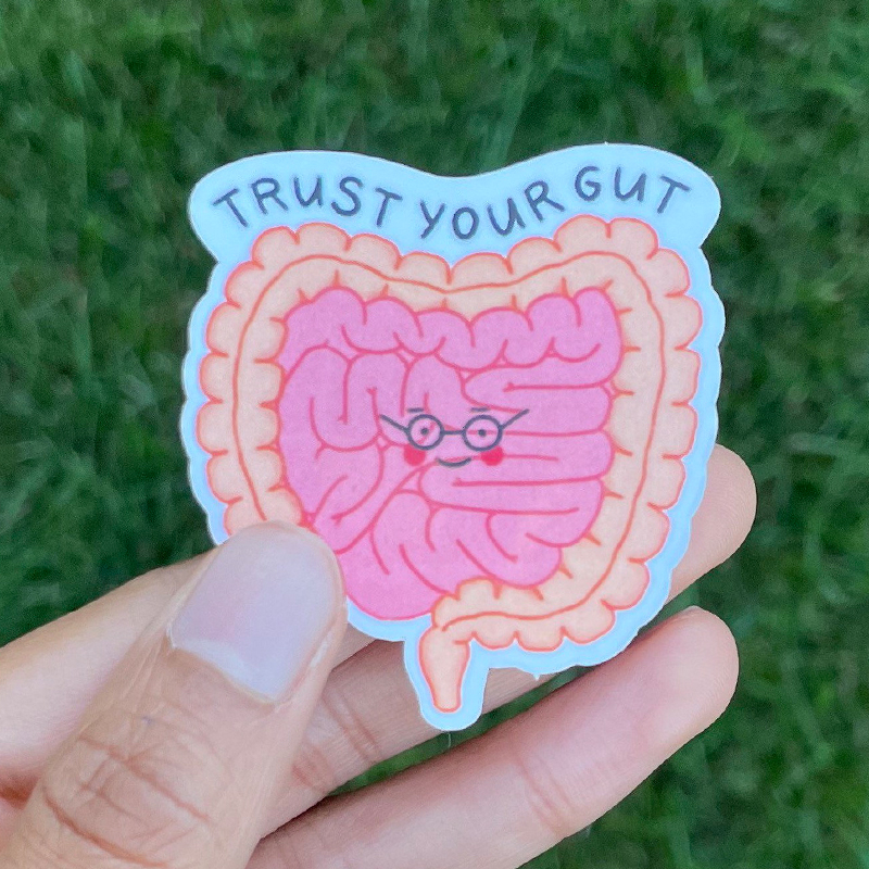 Trust Your Gut Nurse Stickers