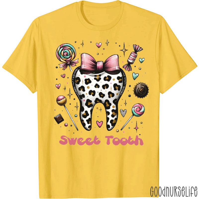 Leopard Printed Sweet Tooth T-shirt