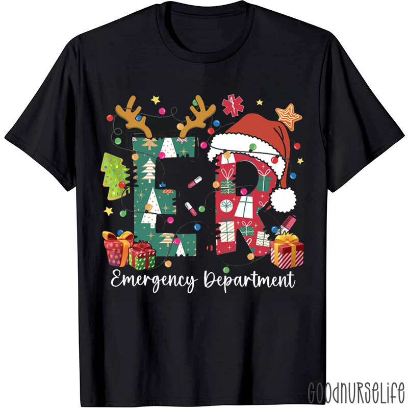 Holiday Vibe Emergency Department T-Shirt