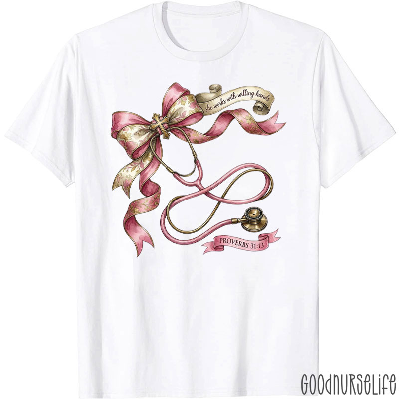 Proverbs 31 Faith Based Nurse T-shirt
