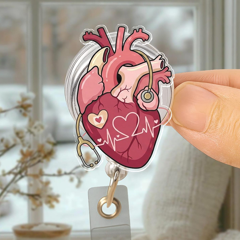 Anatomical Heart Badge Reel
