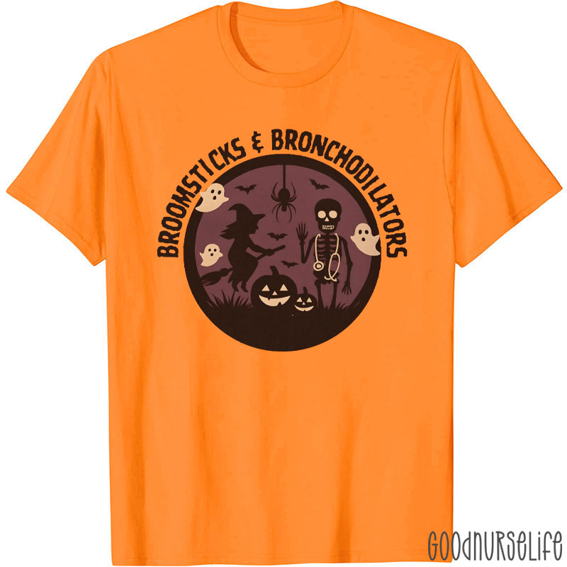 Broomsticks and Bronchodilators T-Shirt