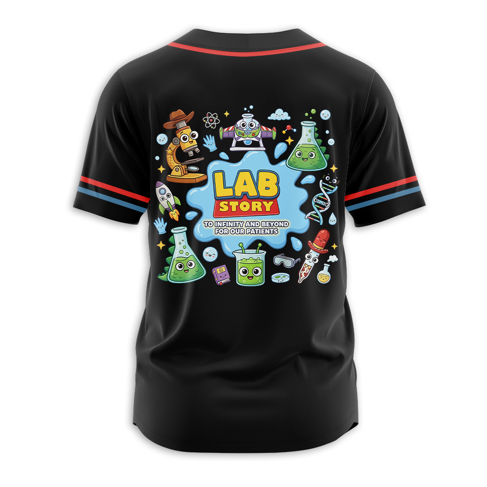 Personalized Name Lab Week Lab Story Baseball Jersey