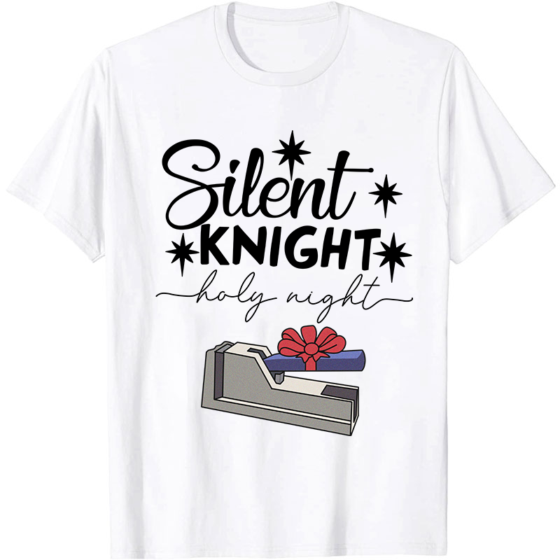 Silent Knight Holy Night Nurse T-Shirt