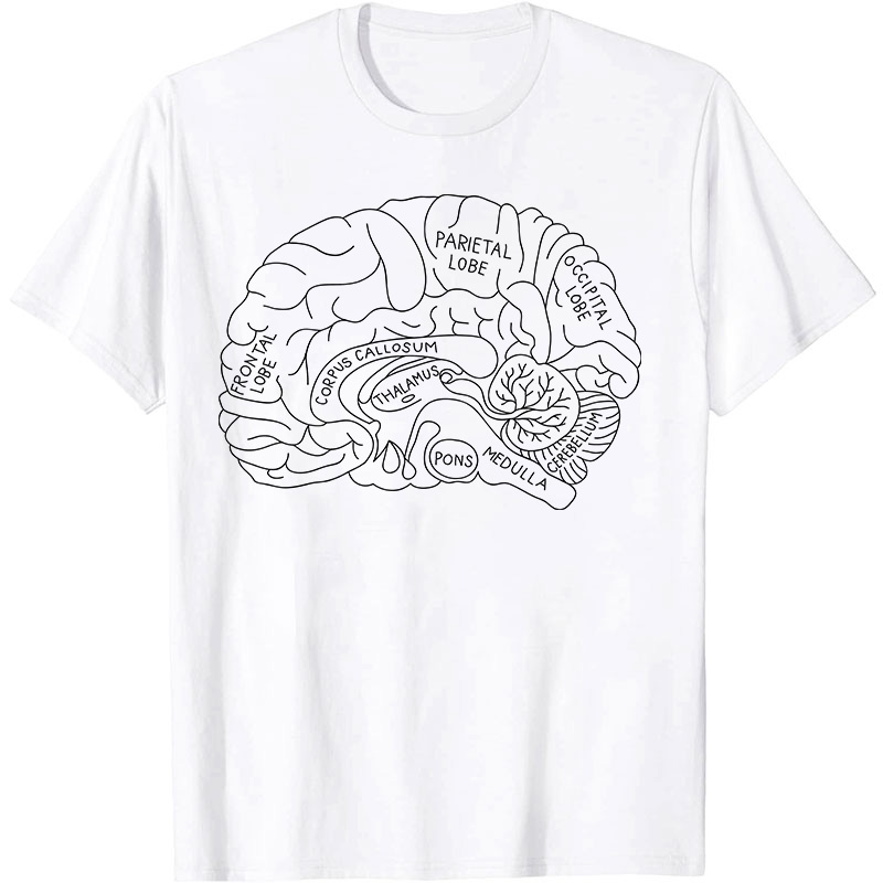 Not A Part Missing Brain Nurse T-Shirt