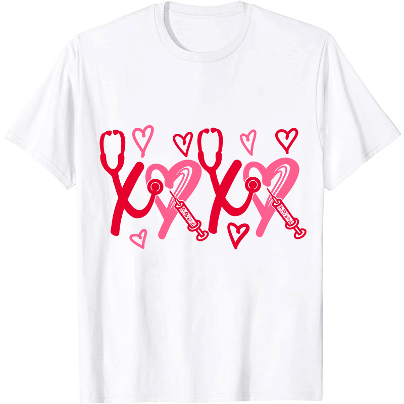 Love Stethoscope Nurse T-Shirt