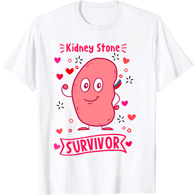 Kidney Stone Survivor Nurse T-Shirt