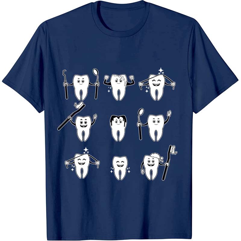 Remember To Brush Your Teeth Happy Teeth Nurse T-Shirt
