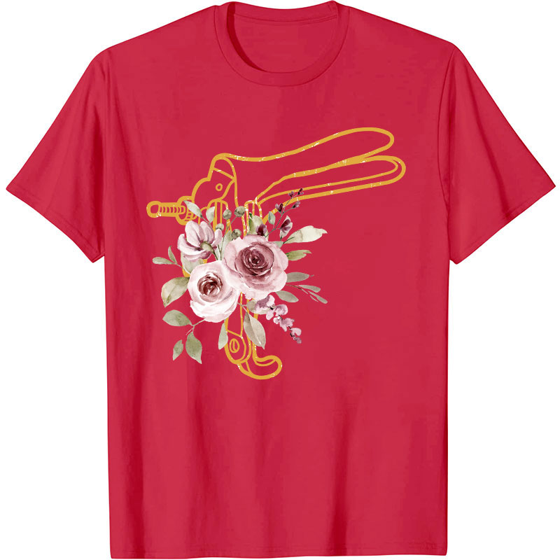 Floral Speculum Nurse T-Shirt