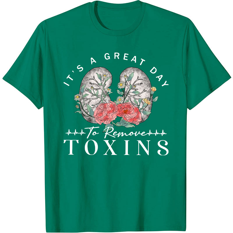 It's A Great Day To Remove Toxins Nurse T-Shirt