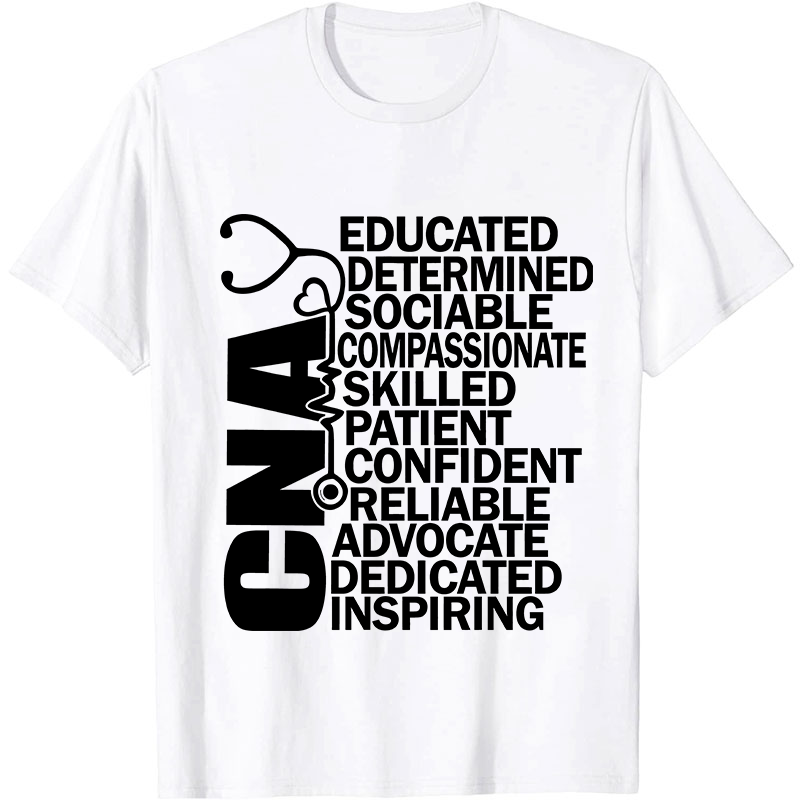 CNA Stethoscope Nurse T-Shirt