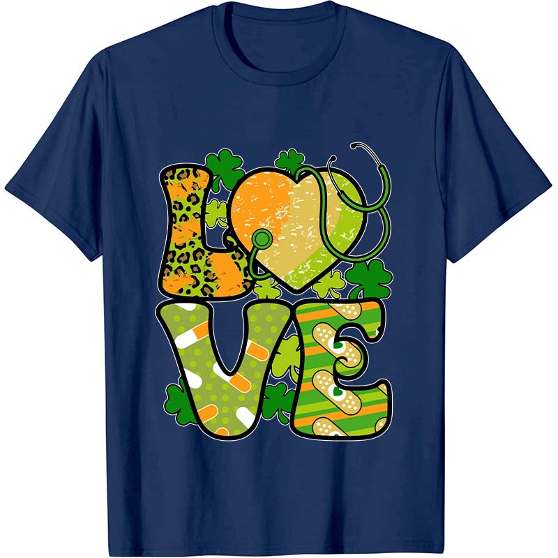 St.Patricks Love Nurse T-Shirt