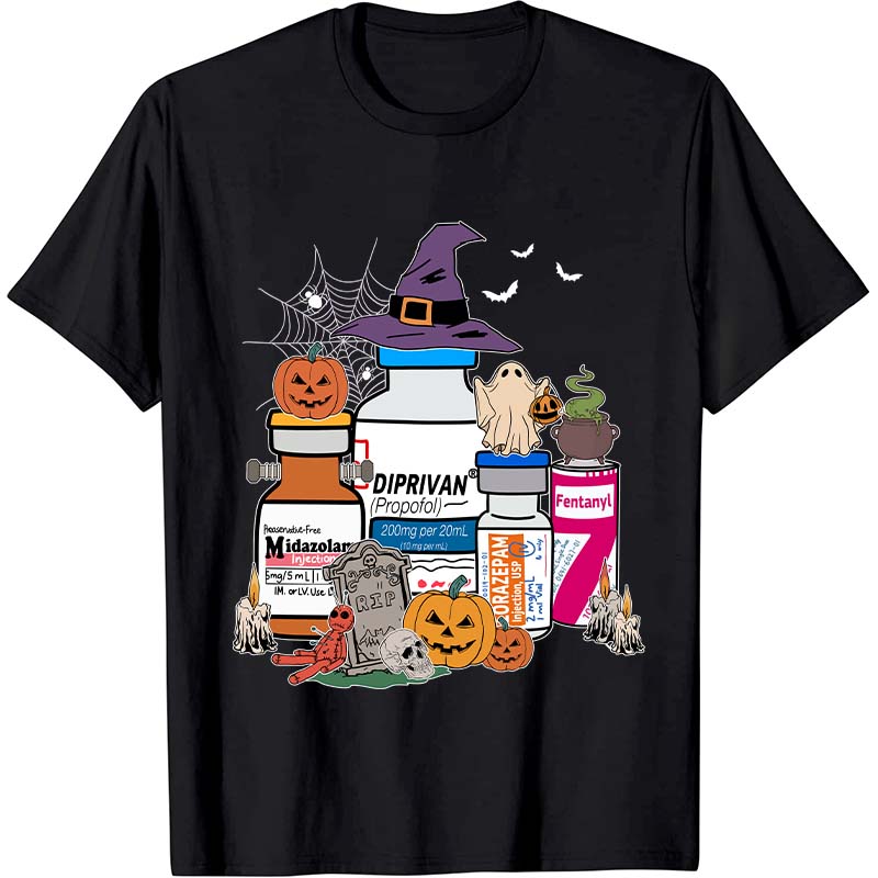 Pharmacy Halloween Nurse T-Shirt