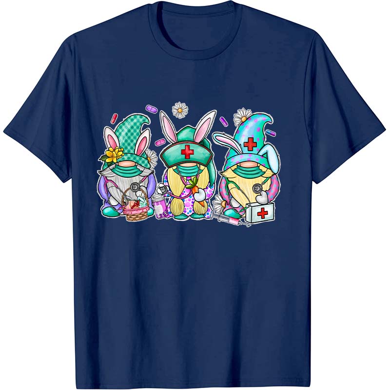 Easter Nurse Gnomes Nurse T-Shirt