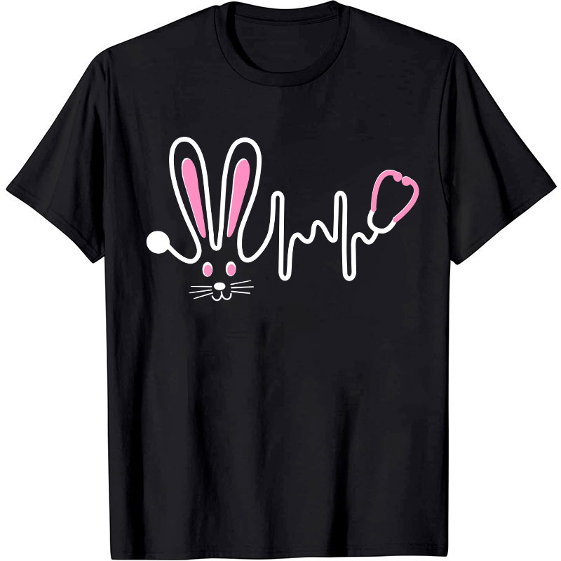Easter Bunny Stethoscope Nurse T-Shirt
