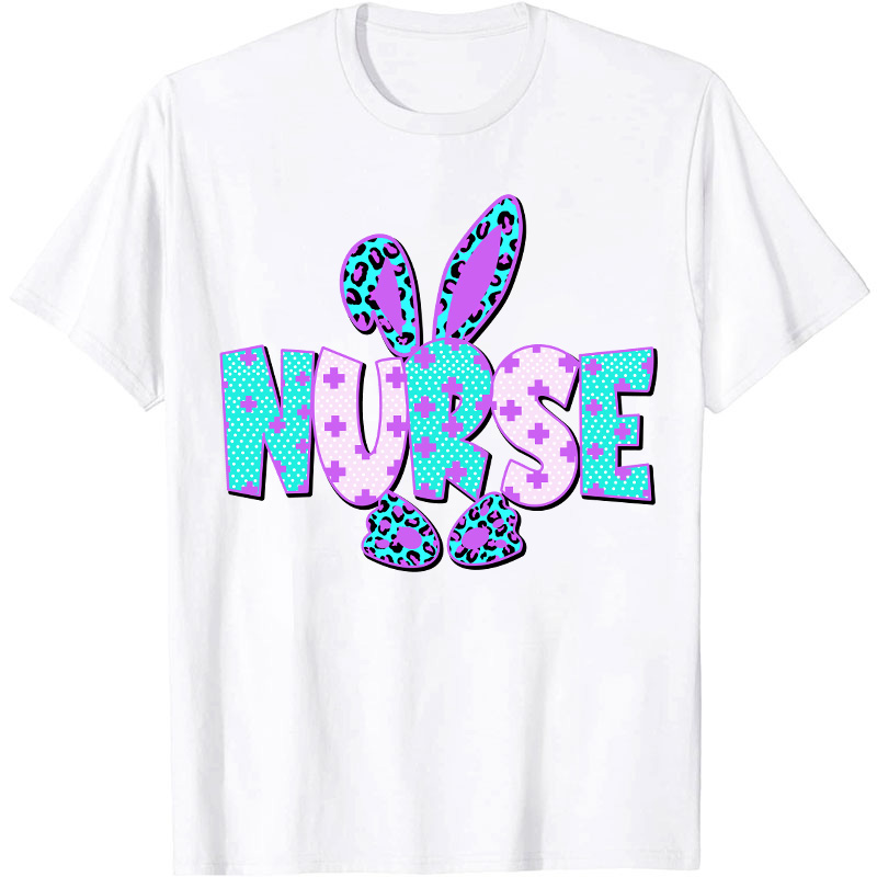 Colorful Bunny Nurse T-Shirt